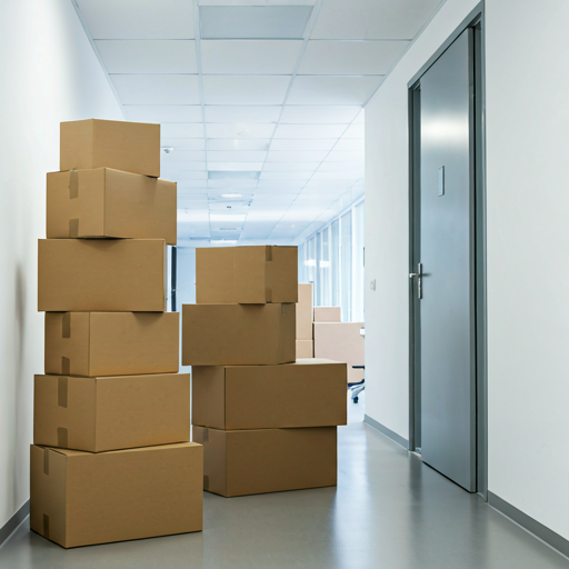 organized moving boxes